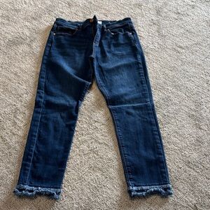 LOFT Dark Blue Ankle Jeans